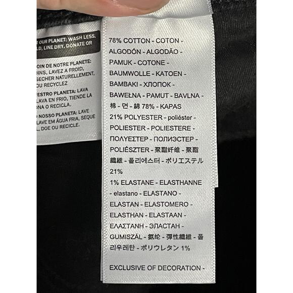 Levis 315 Shaping Bootcut Jeans Womens 32x32 Black Stretch Denim Mid Rise - Picture 12 of 14